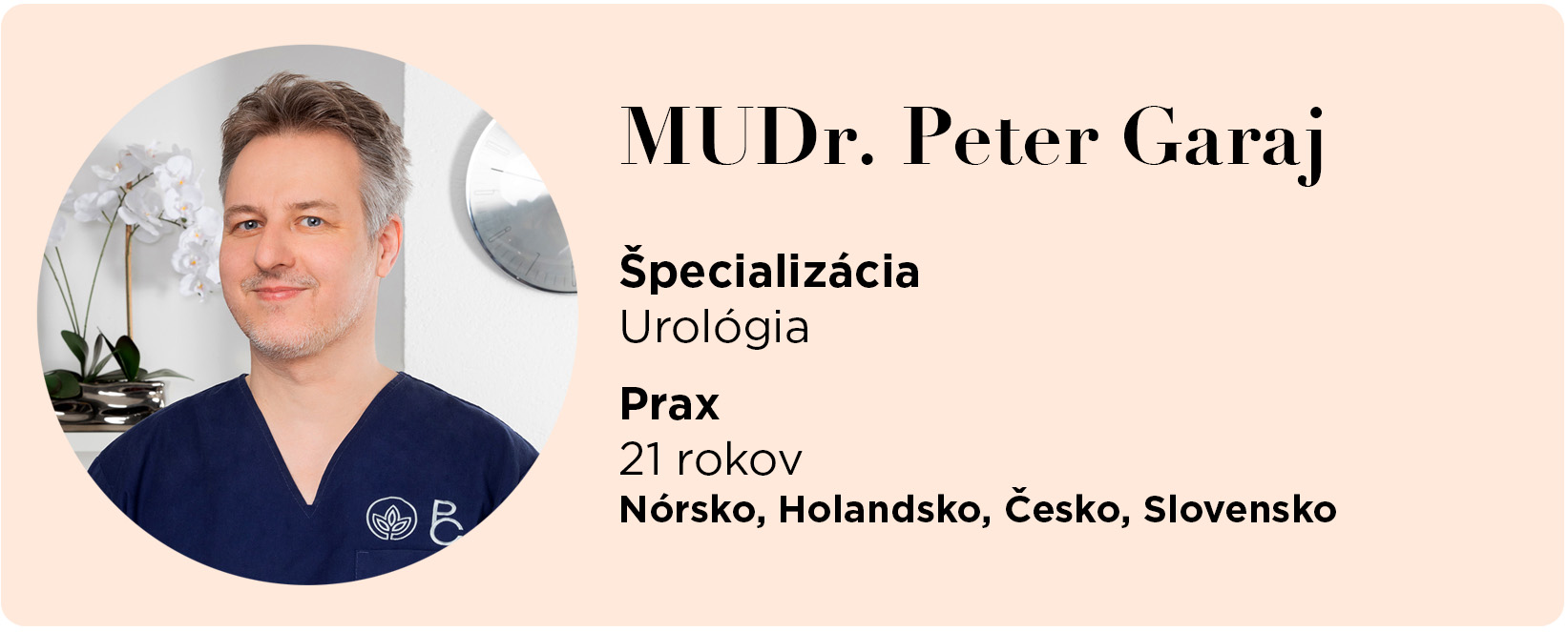 MUDr Peter Garaj urologická ambulancia FRAIS